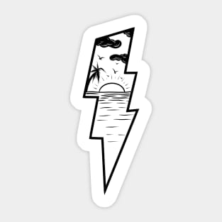 Summer lightning Sticker